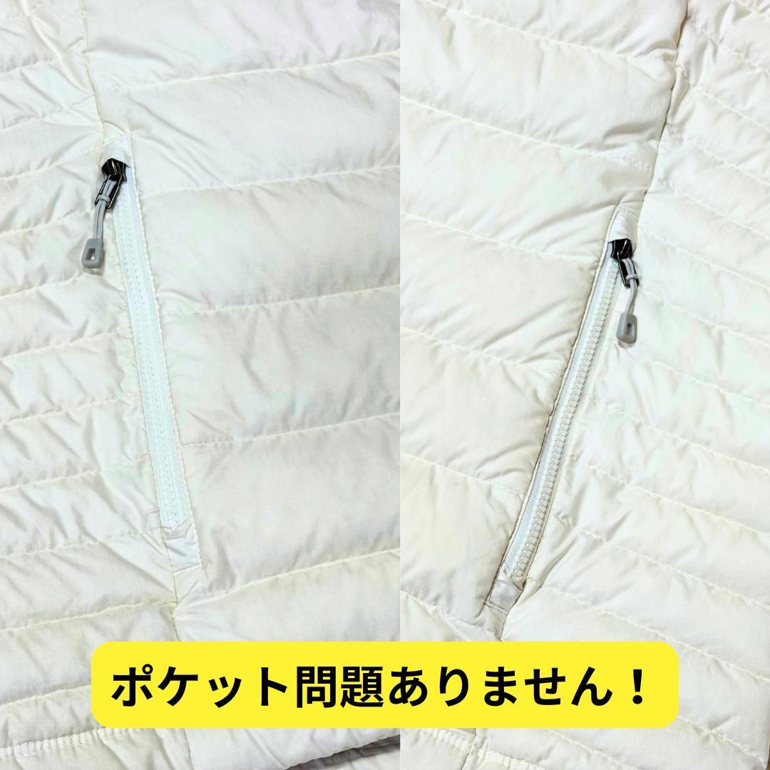 ⭐パタゴニア ダウンセーターベスト レディース XL 800FP パッカブル 白