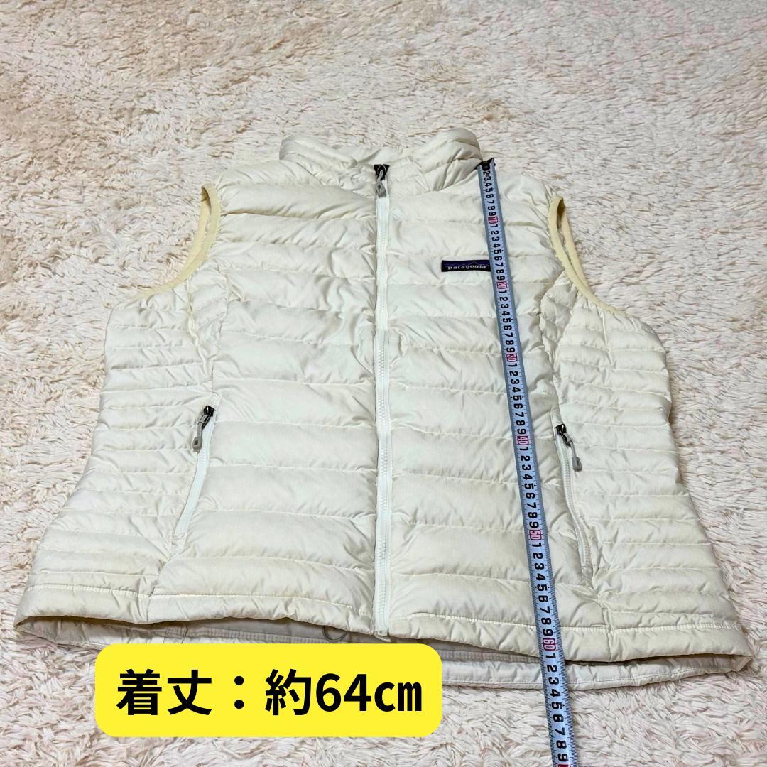 ⭐パタゴニア ダウンセーターベスト レディース XL 800FP パッカブル 白