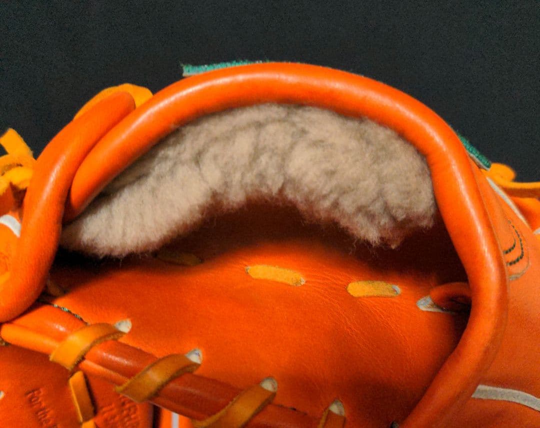 【未使用品】ローリングス硬式用グローブHOW PREMIUM投手用カラーオレンジ