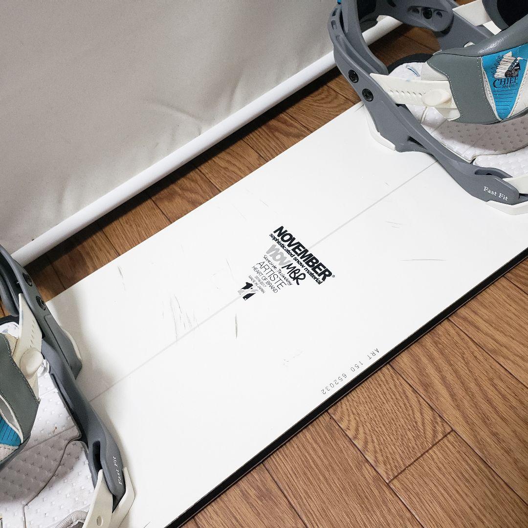 NOVEMBER Artist SALOMON 150cm スノーボードセット