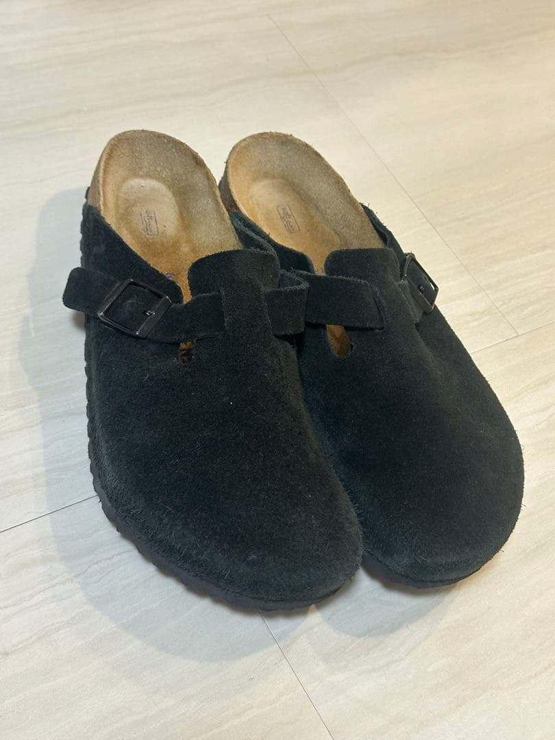 【今様】BIRKENSTOCK Boston / ブラック 46 30cm