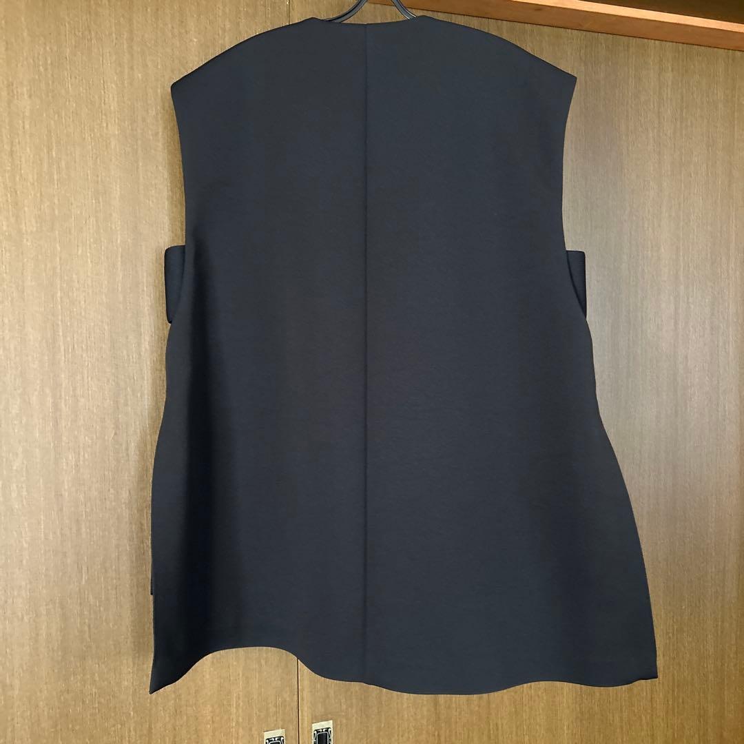 LE PHIL ノースリーブチュニック ブラック