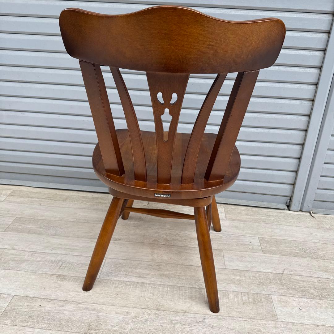 karimoku 「コロニアル」 回転式チェア 　ダイニングチェア カリモク③