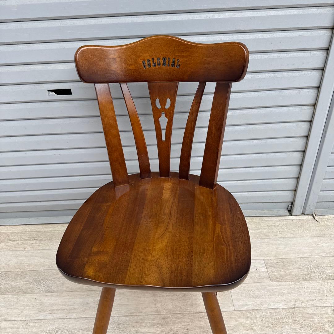 karimoku 「コロニアル」 回転式チェア 　ダイニングチェア カリモク③