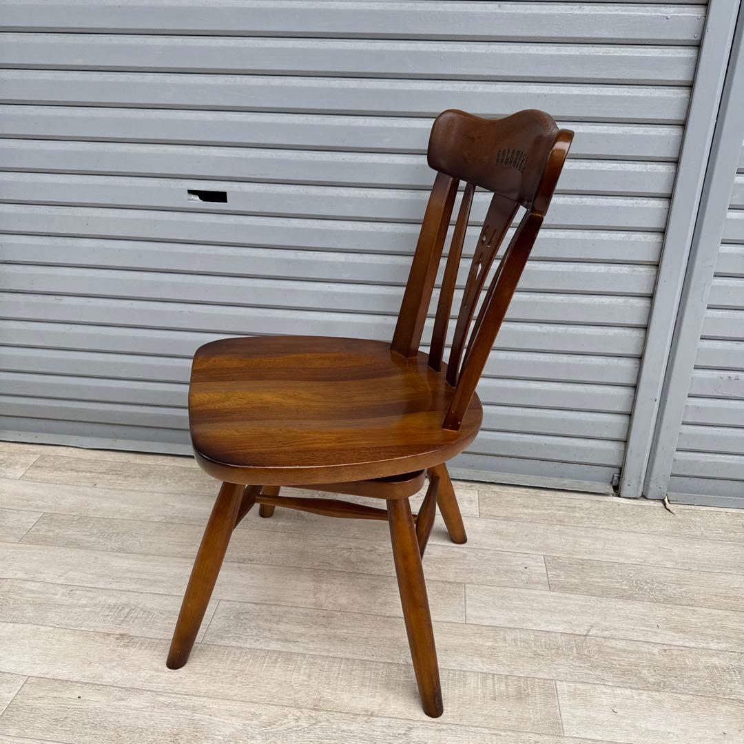 karimoku 「コロニアル」 回転式チェア 　ダイニングチェア カリモク③