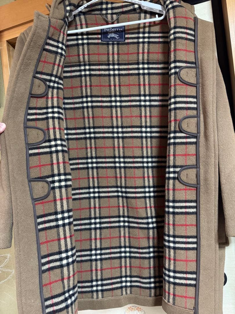 希少　BURBERRYバーバリー　ダッフルコート ノバチェック 英国製