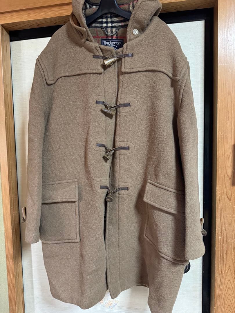 希少　BURBERRYバーバリー　ダッフルコート ノバチェック 英国製