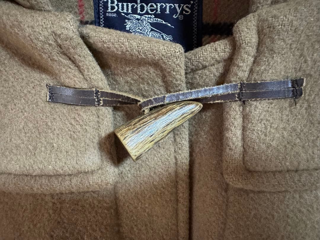希少　BURBERRYバーバリー　ダッフルコート ノバチェック 英国製