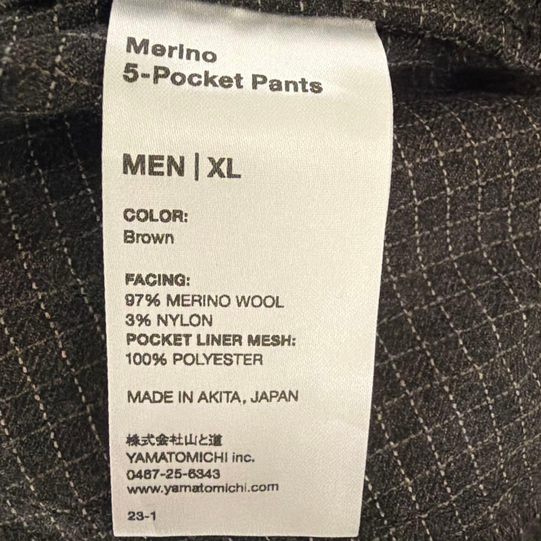 山と道 Merino 5-Pocket Pants