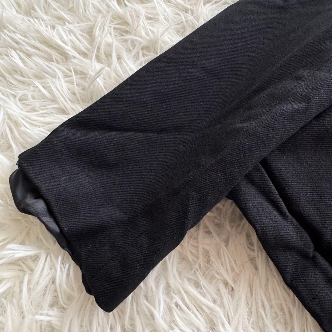 【コムデギャルソン】AD2010　テーラードジャケット 黒　XS　シワ加工