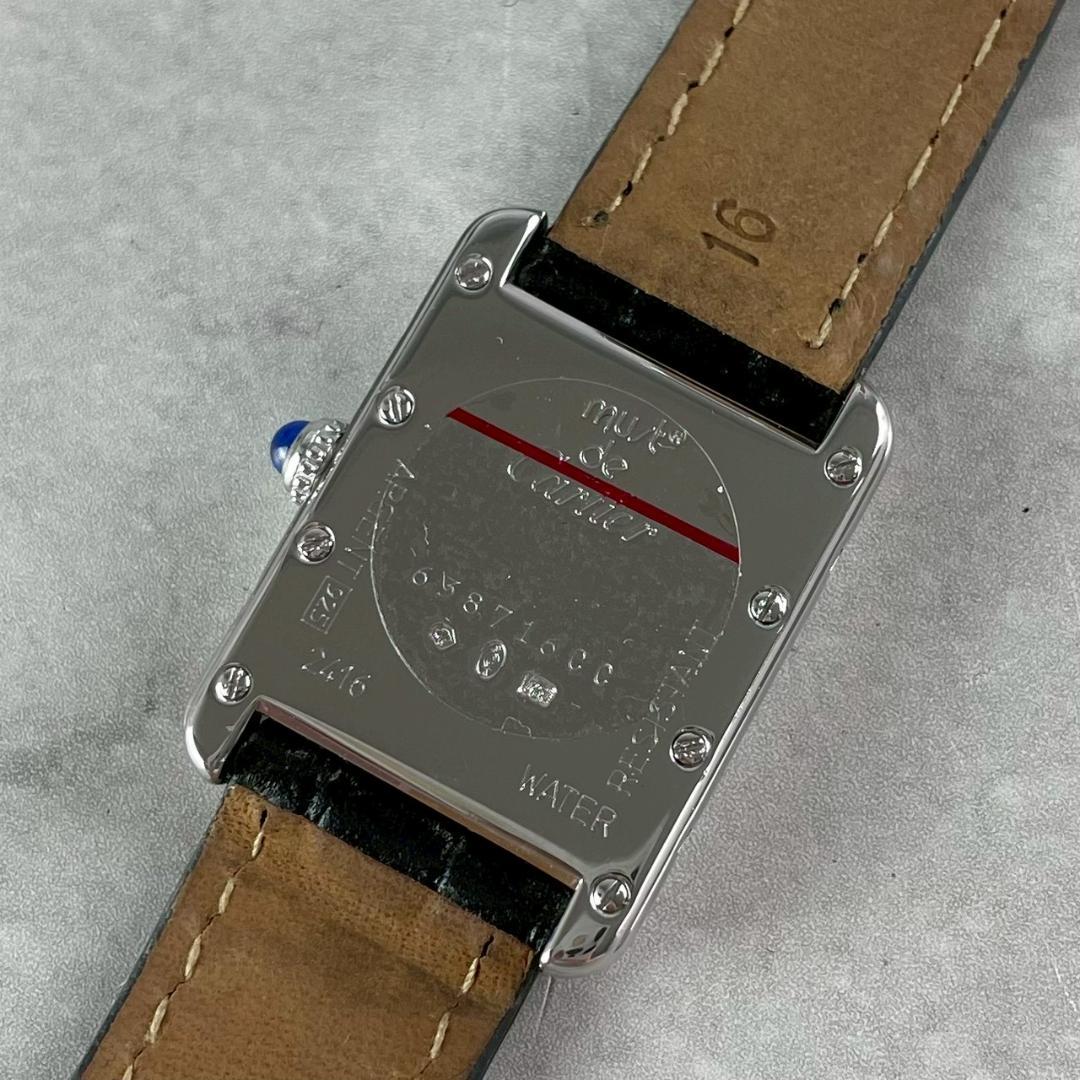 ⭐︎新品磨き&電池交換済み カルティエ マストタンク MM 2416 SV925