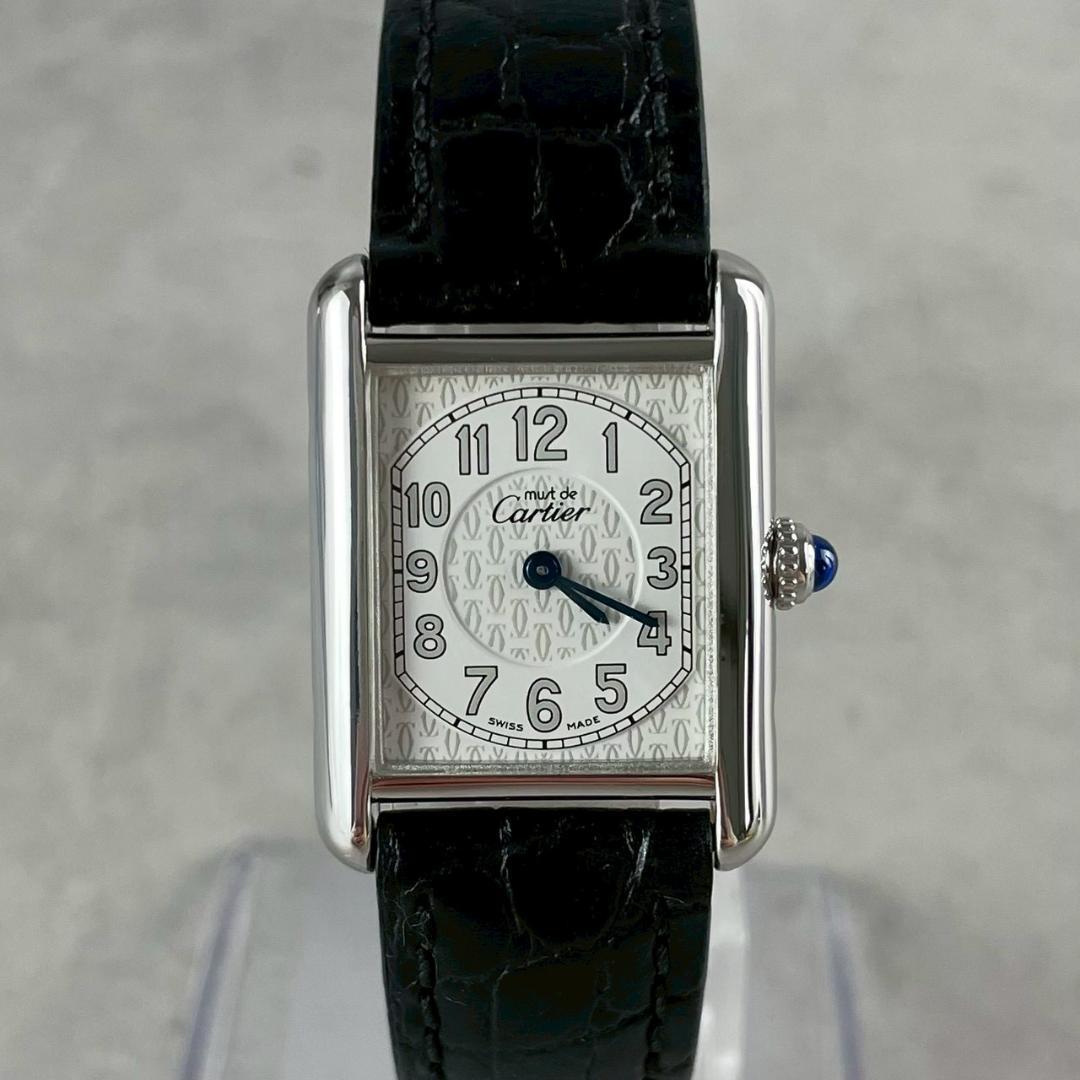 ⭐︎新品磨き&電池交換済み カルティエ マストタンク MM 2416 SV925