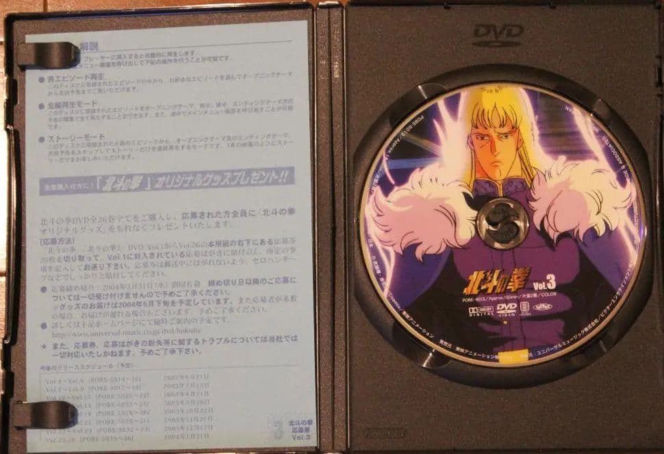 北斗の拳DVD8枚セット