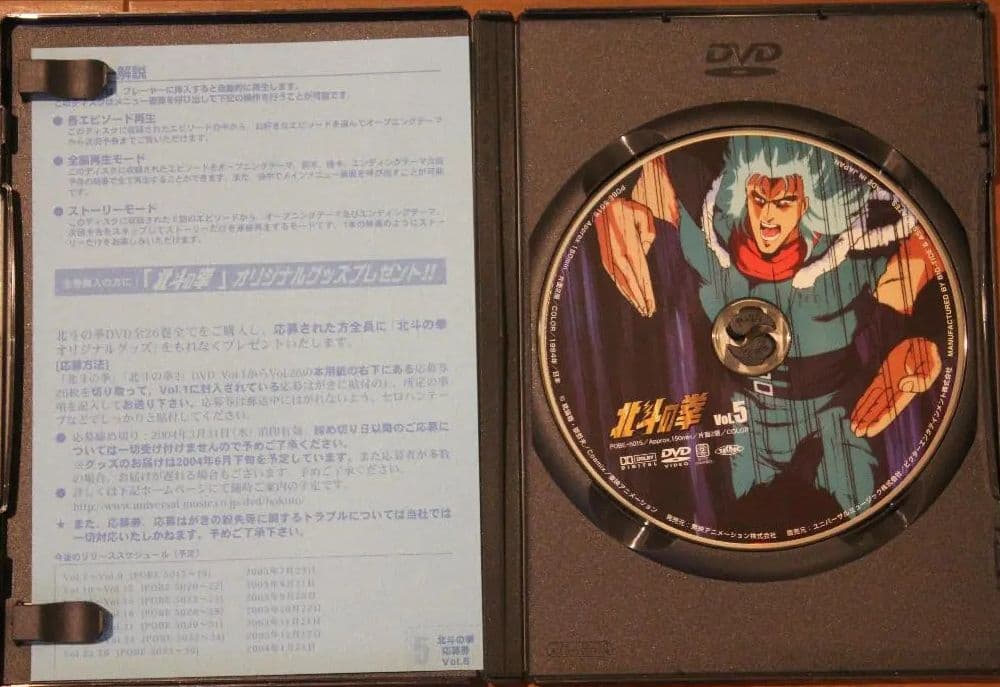 北斗の拳DVD8枚セット