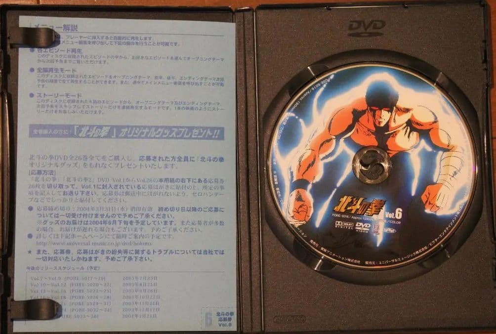 北斗の拳DVD8枚セット
