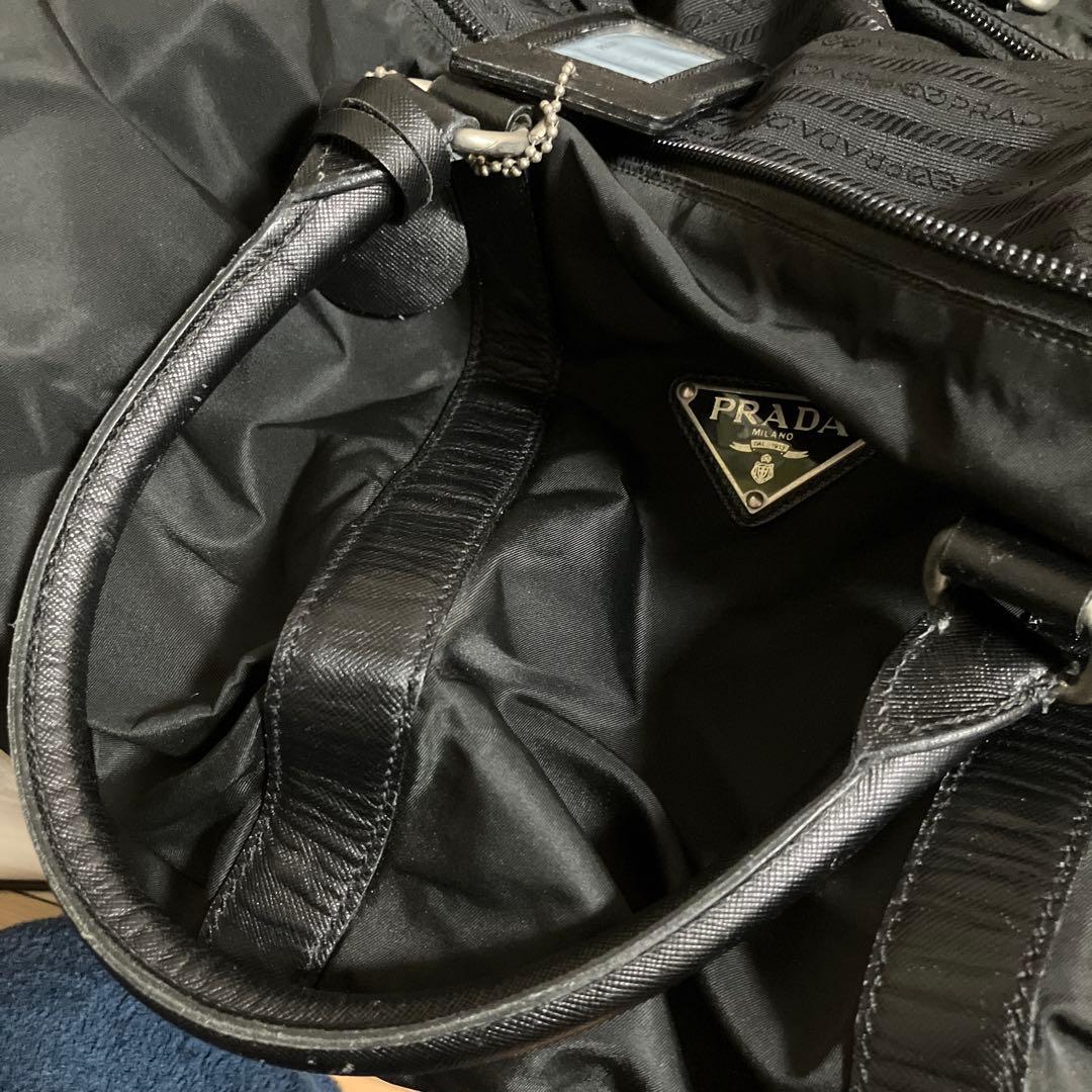 難あり　PRADA ボストンバッグ 黒 ナイロン