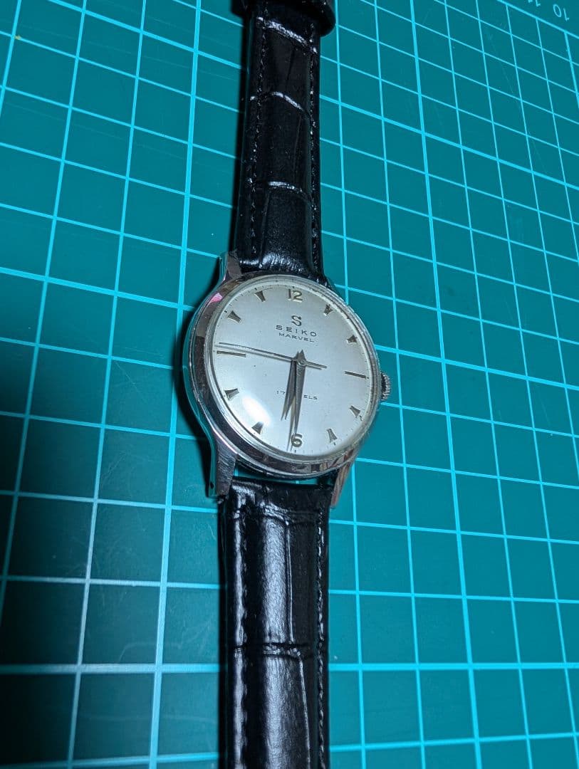 SEIKO MARVEL 17石 13047 Sマーク オールシルバー 美品