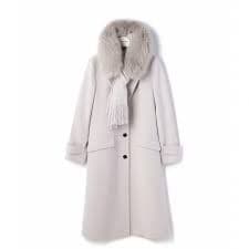 レッセパッセ チェスターコート　ファー ストール付き　新品