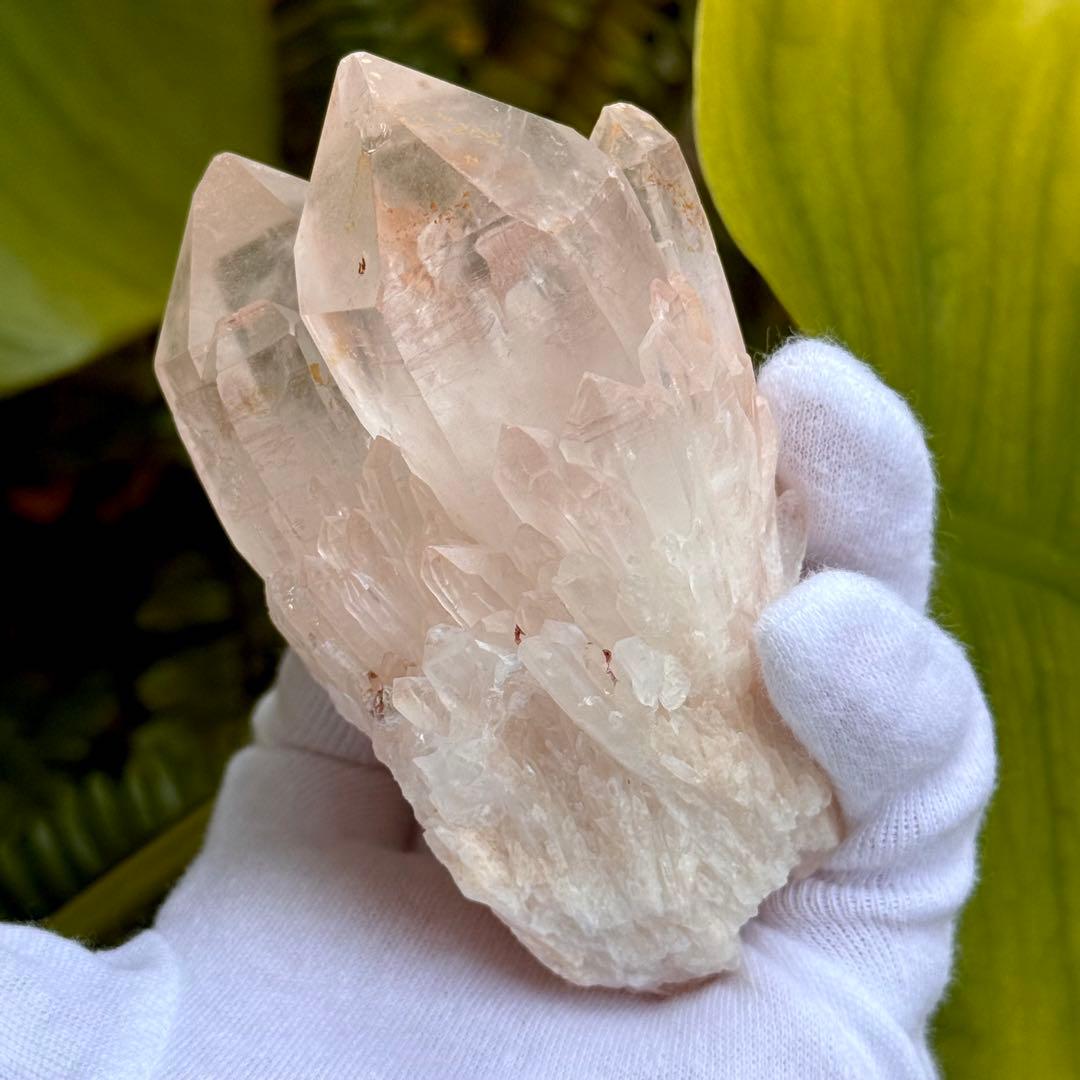 ピンクキャンドルクォーツ　原石　マダガスカル産　天然石