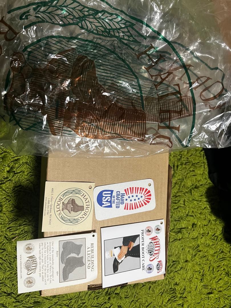 ハーソン オクッスフォード ブーツ　white,s