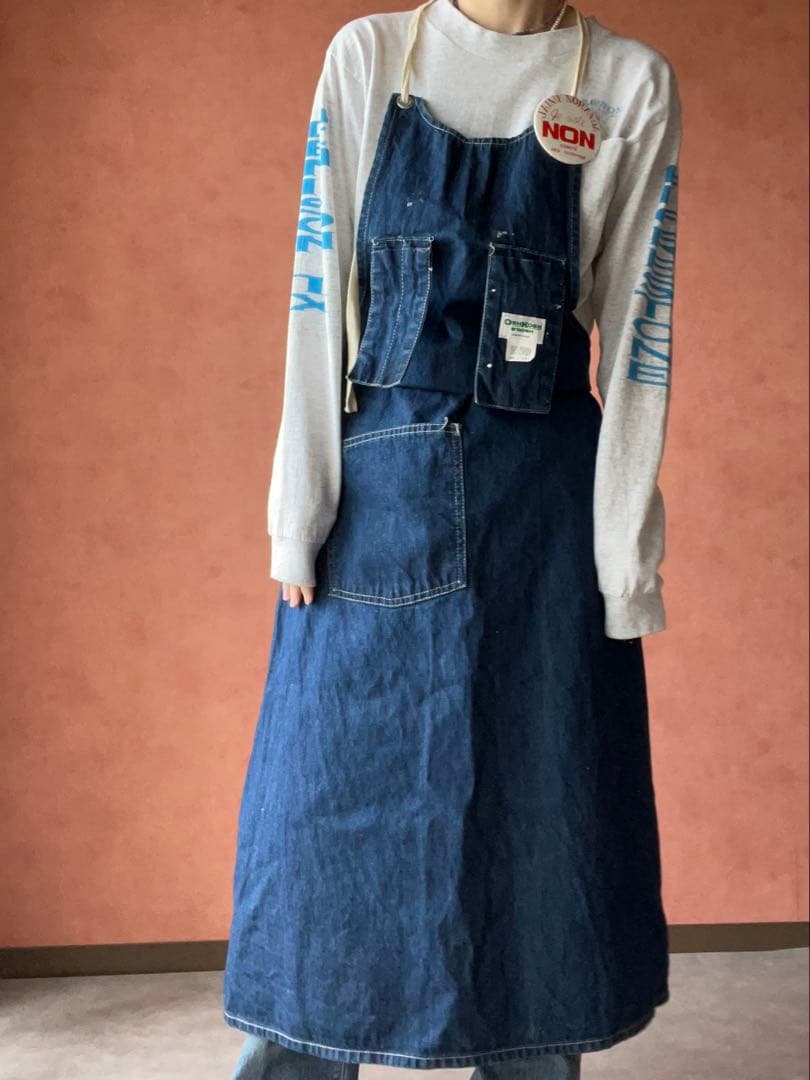 エプロン・三角巾 60s OSHKOSH B'GOSH Denim Work Apron