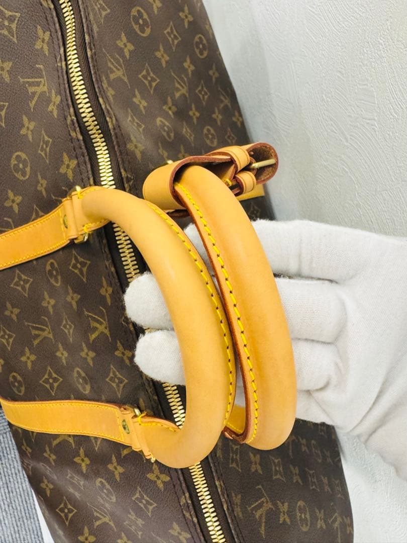 【むぎとここ】ルイ・ヴィトンモノグラムボストンバック キーポル55