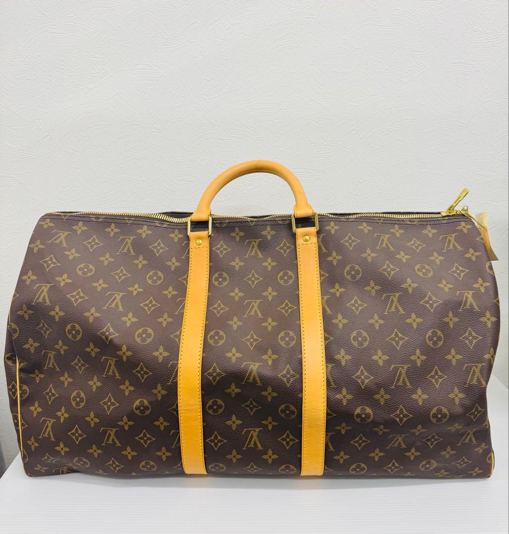 【むぎとここ】ルイ・ヴィトンモノグラムボストンバック キーポル55