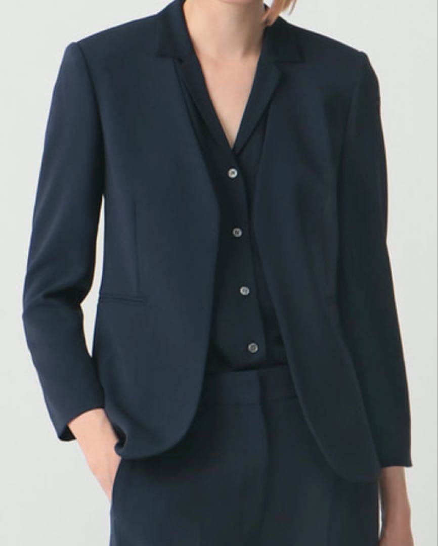 y*a様 【未使用級】5万 セオリー Lindrayia Jacket ノーカラ