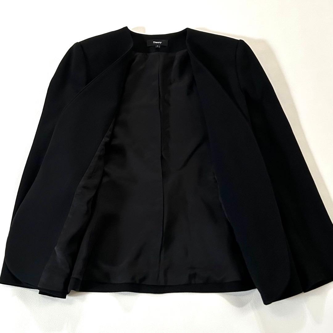 y*a様 【未使用級】5万 セオリー Lindrayia Jacket ノーカラ