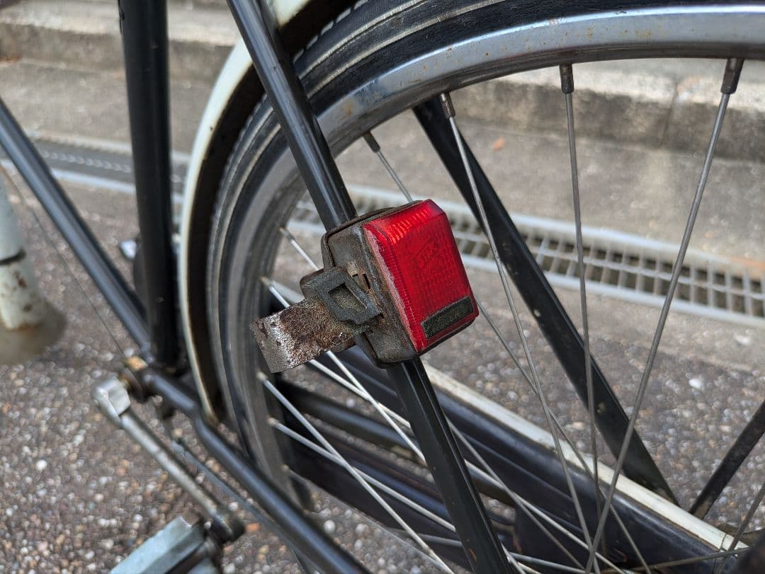 片倉シルク 実用車 レトロ 自転車 ロッドブレーキ　運搬車　ビンテージ