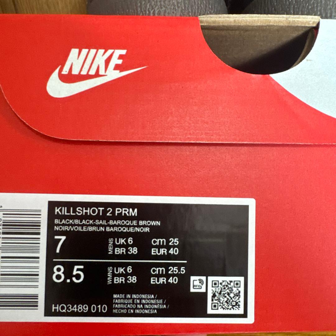 【新品/25cm】Nike Killshot 2 Premium \"Black\"