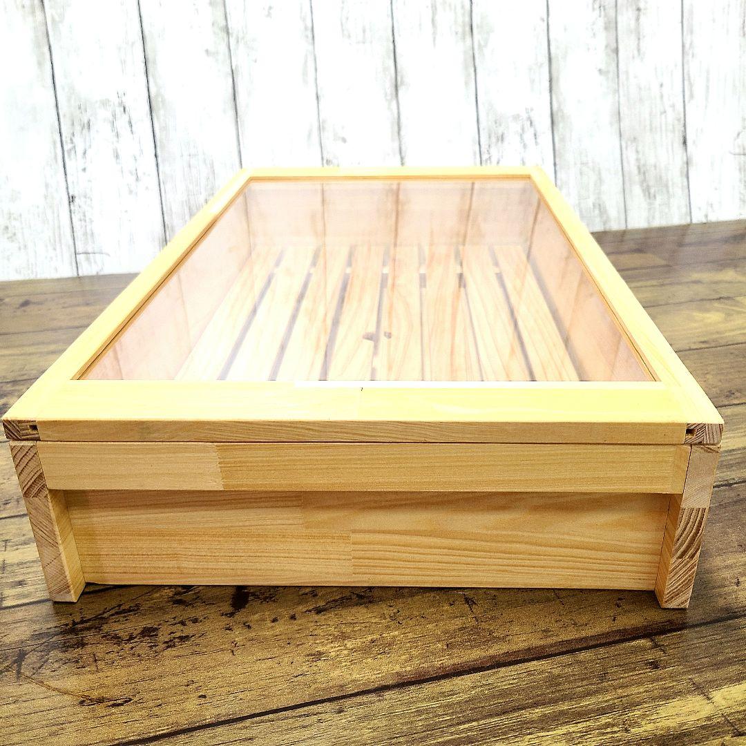 No15193【新品】 寿司ネタケース ネタ箱　目皿・アクリル蓋付【保冷剤付き】