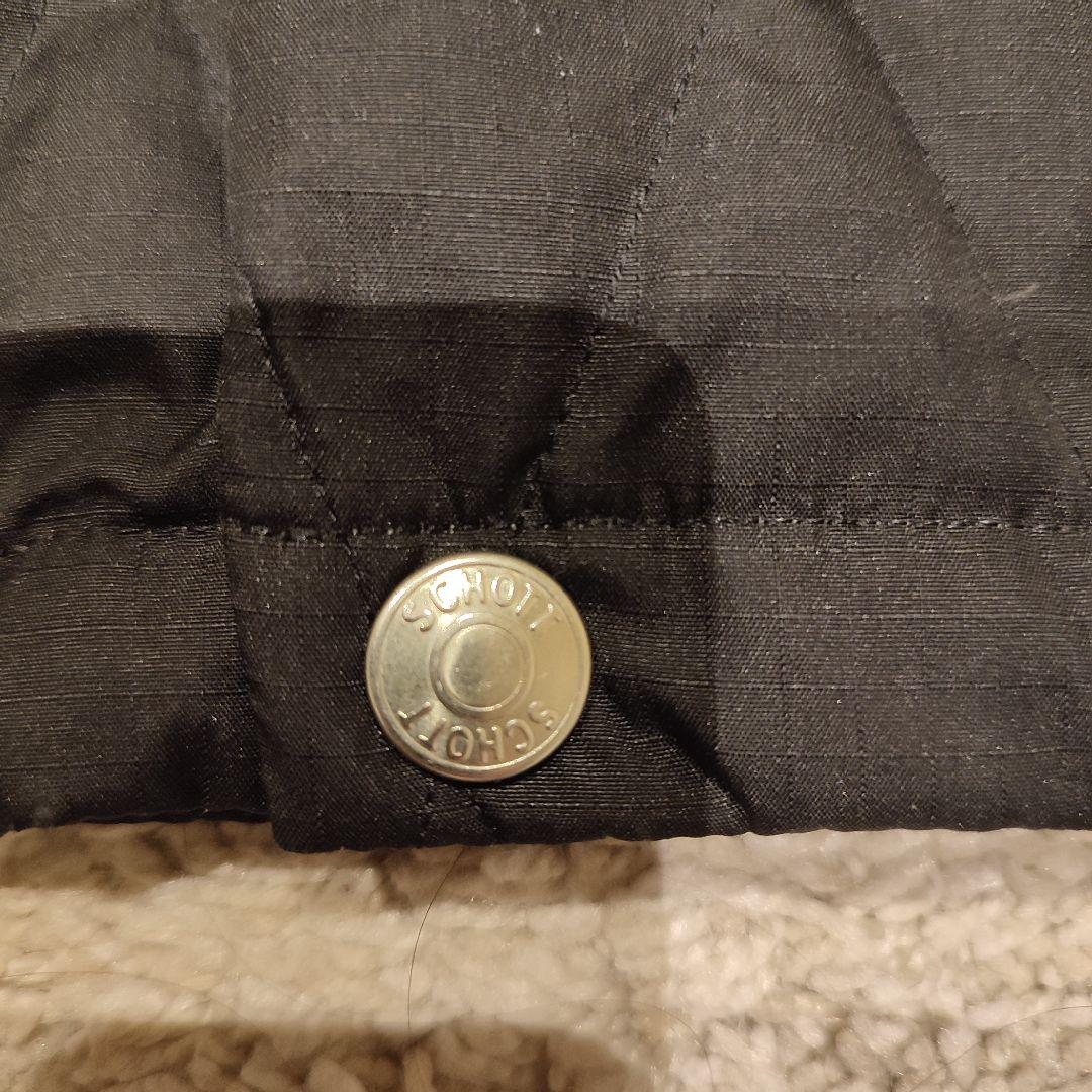 美品Schottショット✕TAIONタイオン インナーダウンベスト ブラック L