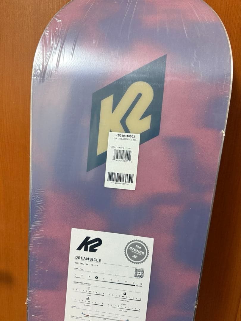 24-25 K2 \"Dream sicle\" 146cm 新品未使用