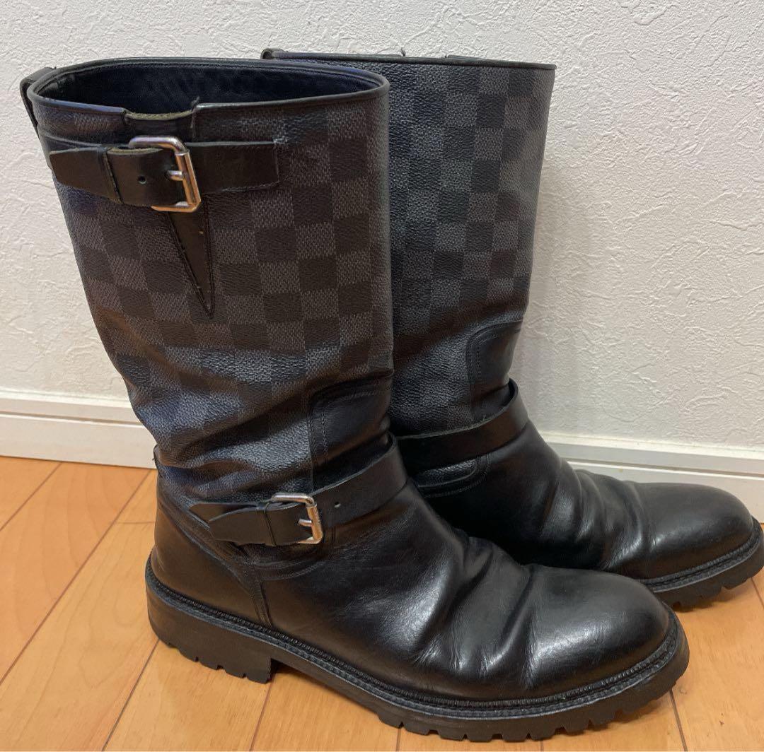 P*I様 ルイヴィトン ダミエ グラフィット エンジニアブーツ メンズ 27.5