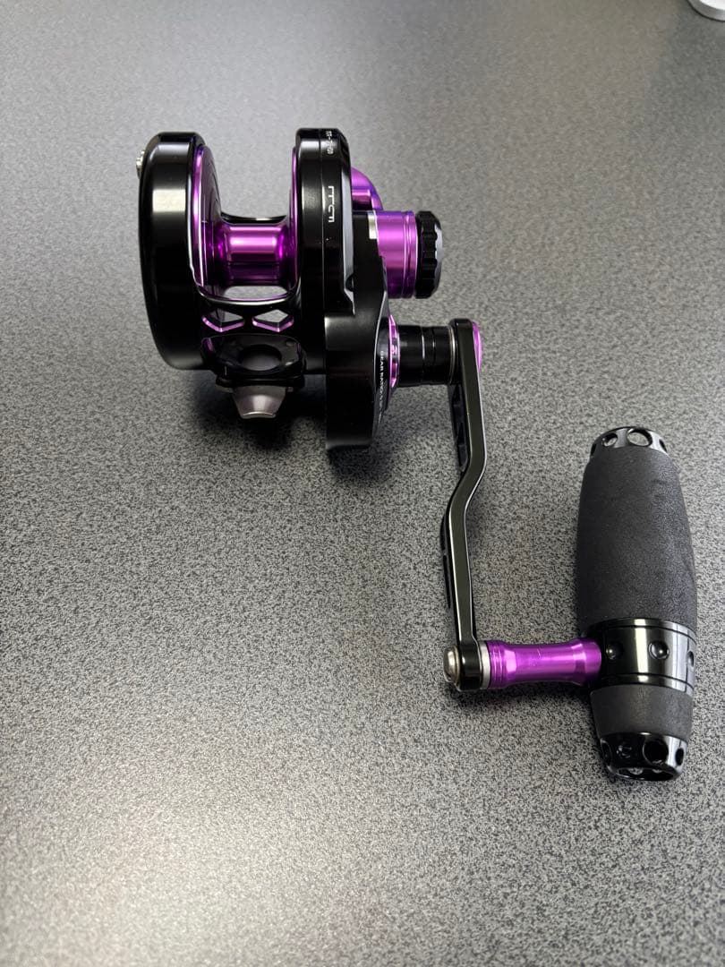 マクセル レイジ60HL RAGE60HL ジギング ベイトリール レバー 左