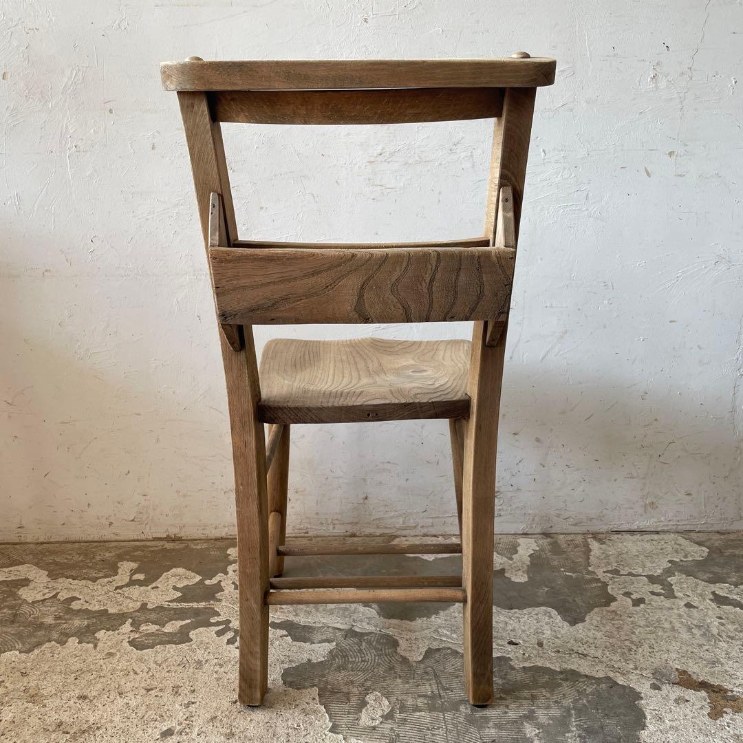 ビンテージ チャーチチェア　ダイニングチェア　カフェチェア　剥離 no3