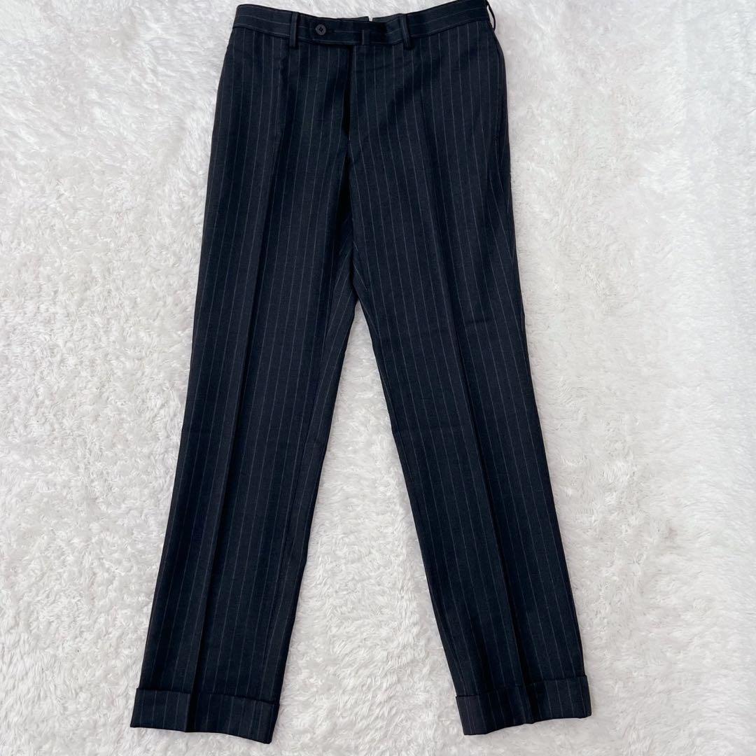 高級 BEAMS F ストライプスーツ セットアップ日本製 42