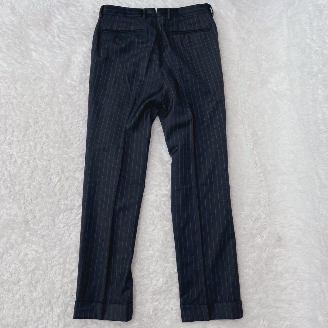 高級 BEAMS F ストライプスーツ セットアップ日本製 42