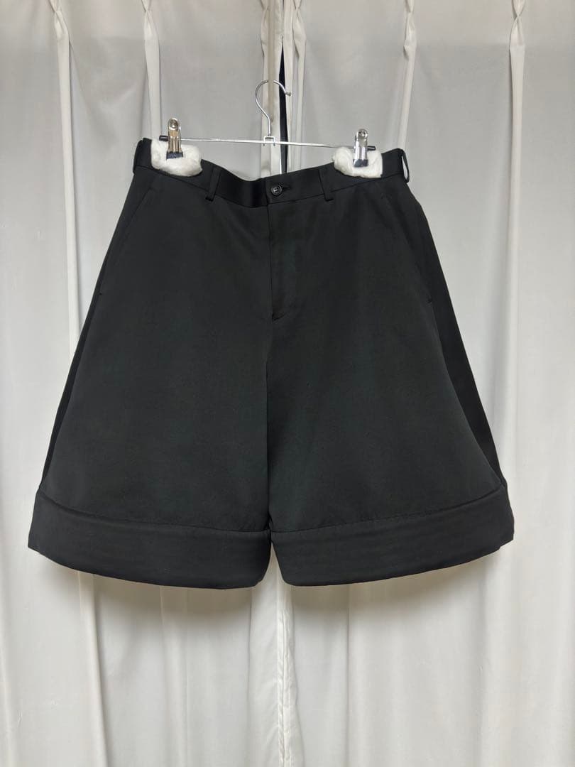 【名作】コムデギャルソンオムプリュス　23ss ワイヤーパンツ　ショートパンツ