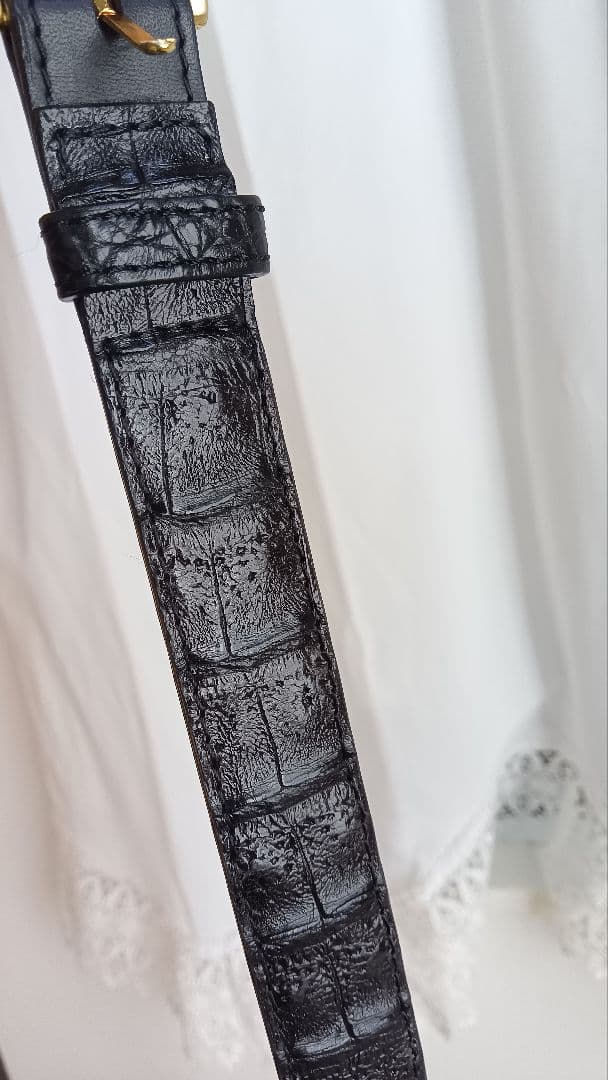 niceness カイマンレザー ベルト