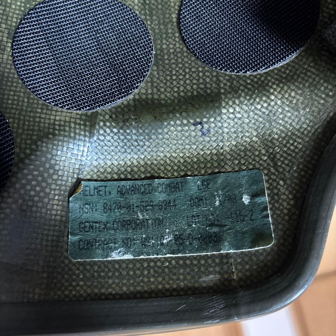 実物ACHヘルメットセット