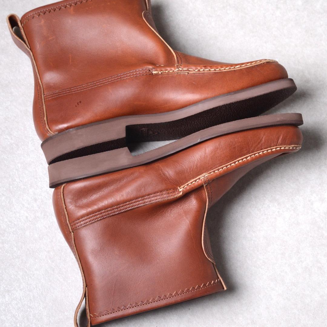 【未使用 デッドストック】ラッセルモカシン ノックアバウト ブラウン レザー