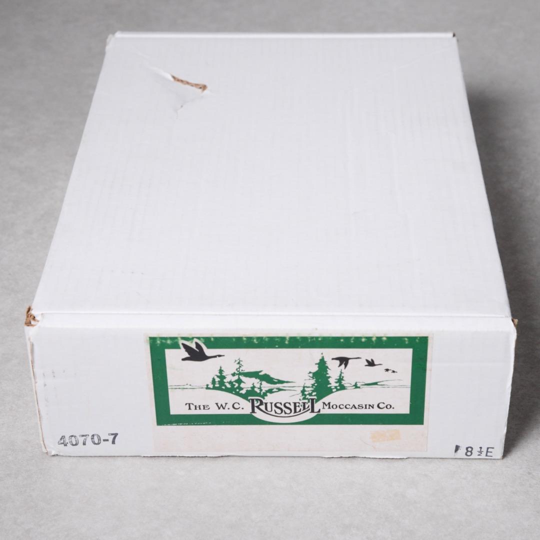 【未使用 デッドストック】ラッセルモカシン ノックアバウト ブラウン レザー