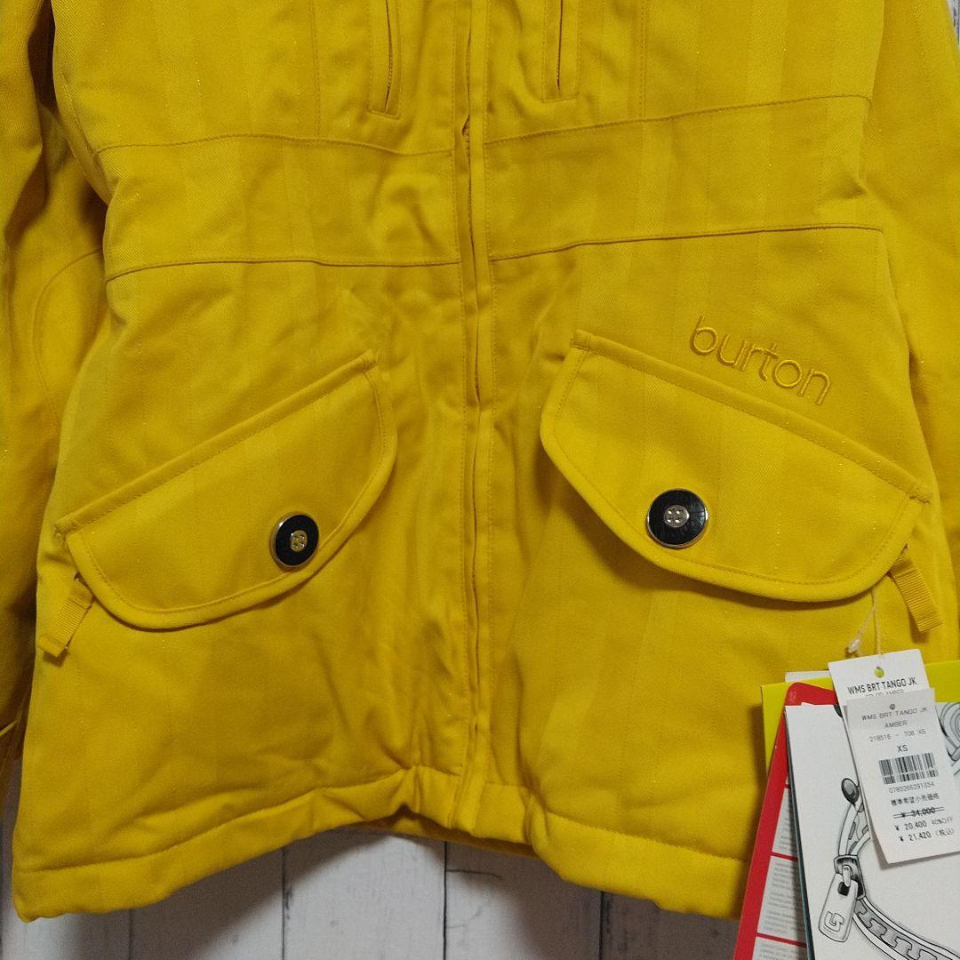 新品タグ付　バートン　TANGO JACKET　スノボ　ウェア　スキー　黄　ＸＳ