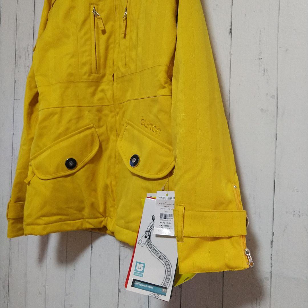 新品タグ付　バートン　TANGO JACKET　スノボ　ウェア　スキー　黄　ＸＳ