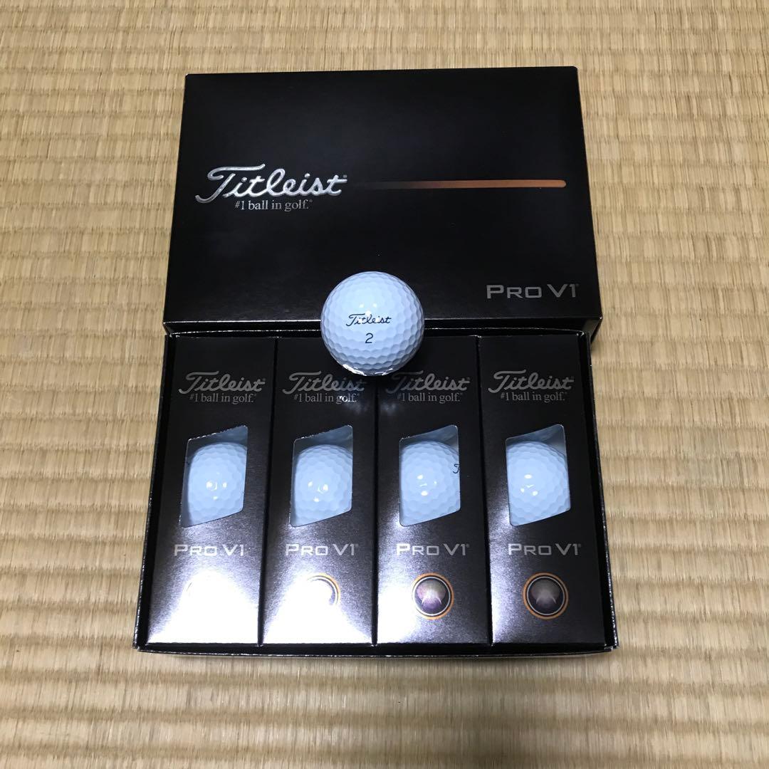 タイトリスト pro v1 white 24球