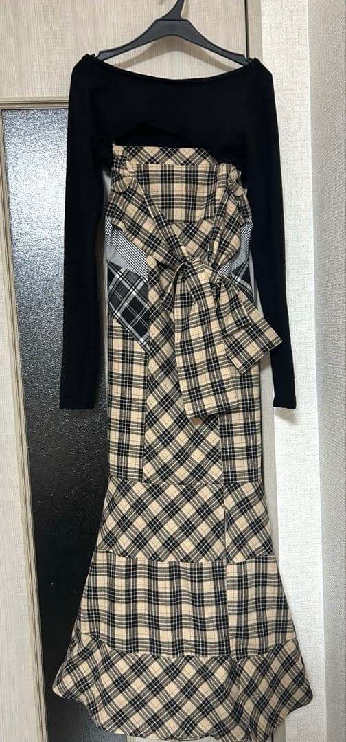 ワンピース andmary Juni check dress