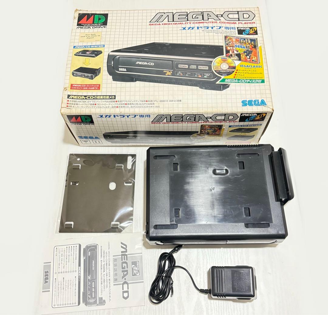 セガ メガCD1 箱説明書付き　動作品