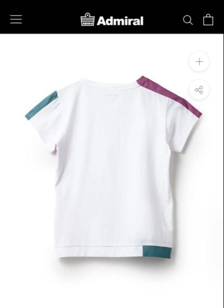 あ*い様 アドミラル　テニス　ウェア　M セット　シャツ　スコート　ホワイト